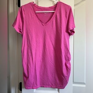 Isabel maternity short sleeve v-neck tee